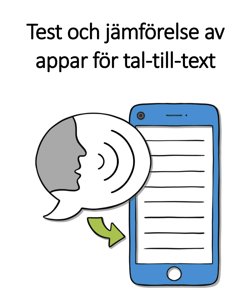 Ritad bild på en mobiltelefon och en pratbubbla
